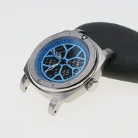 Nouvel arrivage : Lunette de montre SKX007 modifiée en acier inoxydable avec points lumineux, verre saphir plat et inserts de lunette de style fixe