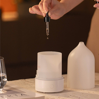 Diffuseur d'huiles essentielles USB de bureau, design de vase le plus récent, 7 couleurs, diffuseur d'arômes pour la maison et la chambre, brume fraîche ultrasonique