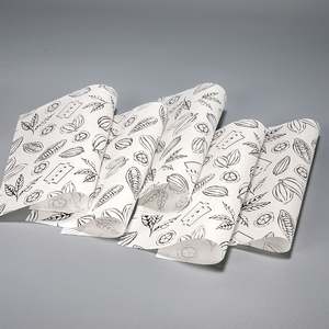 Papier d'emballage personnalisé 40 g/m² pour chariots de nourriture, papier pour sandwichs, papier pour panier de nourriture - Product Image 1