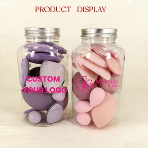 <span class=keywords><strong>Set</strong></span> di 14 Spugne per Trucco Viola e Rosa, Senza Lattice, Morbide e Confortevoli, <span class=keywords><strong>Set</strong></span> di Spugne per Cosmetici e Miscelazione - Product Image 3