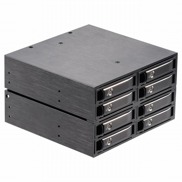 2.5 Inch 8 Channel HDD Mobile Rack for SATA SAS/ HDD Cassette