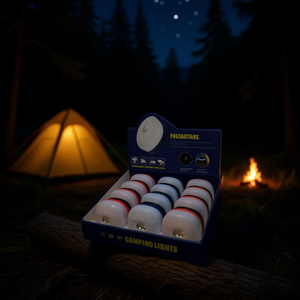 Luces de camping MNJ, 12 piezas, iluminación LED portátil para exteriores, para uso en tiendas de campaña y viajes - Product Image 3