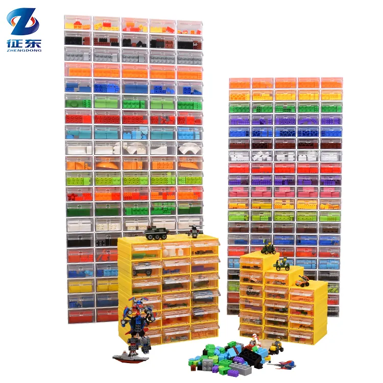 Accessories Box Storage Clear Small Plastic Box Organizer Storage Drawer Toys Box Lego Storage