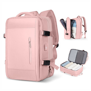 Sac de voyage multifonctionnel personnalisé de grande capacité, 3 modes de transport différents, sac à dos de voyage pour ordinateur portable, charge USB - Product Image 3