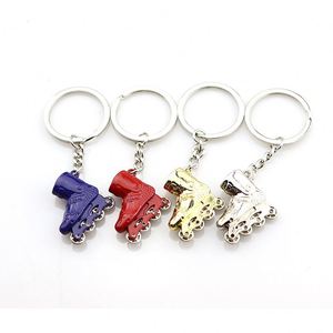 Regalos para Estudiantes, Decoración para Mochilas Escolares, Llavero de Patines, Llaveros de Patines sobre Hielo - Product Image 1