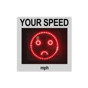 Montre connectée de voiture, Radar solaire à Led, compteur de vitesse, limite de contrôle de la vitesse, affichage des signaux de vitesse, chine