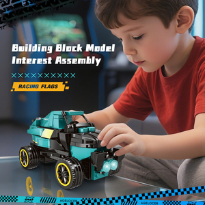 Woma 2 in <span class=keywords><strong>1</strong></span> Auto da Corsa Formula <span class=keywords><strong>1</strong></span> e Veicolo Fuoristrada Trasformabile, Blocchi di Costruzione in Plastica Multiforme, Giocattolo Educativo da Assemblare - Product Image 5