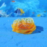 Breloques en résine plastique DIY, motif fleur de rose étoilée transparente effet glace, pour peinture, patchs floraux, épingles à cheveux, porte-clés et accessoires pour aquarium