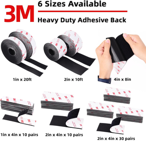 4-हुक लूप टेप फास्टनरों 3 मीटर भारी औद्योगिक ताकत सुपर मजबूत पकड़ आरक्षित सिलाई किनारे सोफे कुशन - Product Image 6