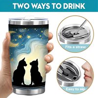 E-posta Pazarlaması Seti 20oz Gümüş Yanlı Dergi Baskılı Bardak