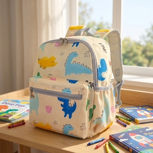 <span class=keywords><strong>Sac</strong></span> d'école léger pour enfants avec motifs de dinosaures de dessins animés, <span class=keywords><strong>sac</strong></span> à dos unisexe pour tout-petits, garçons et filles, <span class=keywords><strong>sac</strong></span> à dos de voyage pour la <span class=keywords><strong>maternelle</strong></span> - Product Image 2