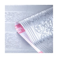 Autocollant mural en vinyle moderne en PVC gaufré, imperméable et ignifuge, à coller et à décoller, motif floral pour la décoration de la maison et des hôtels