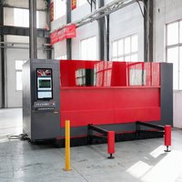 Machine de découpe laser à fibre en acier inoxydable HONGNIU, découpeuse laser CNC pour métal 1500W 3000W 6000W avec protection intégrée pour plaques d'acier