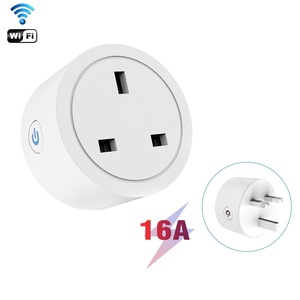 Enchufe WiFi inteligente controlado por WiFi, Reino Unido, medición de ahorro de energía de 3 pines, 16A, Mini enchufe inteligente, monitoreo de energía, enchufe portátil Tuya, control de energía en el G-TYPE - Product Image 1