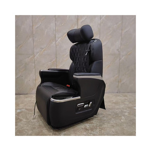 Asiento de Lujo <span class=keywords><strong>VIP</strong></span> para Auto, Tipo Limusina, Reclinable, con Ángulo Ajustable, Material Nappa, para Toyota Van - Product Image 2