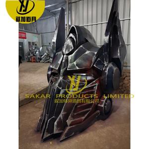 Maison Art Moderne Visage Sculpture Grand Mur 3D Visage Statue Bronze Métal Art Visage Humain Statue Sculptures <span class=keywords><strong>OptimusPrime</strong></span> Masque - Product Image 6