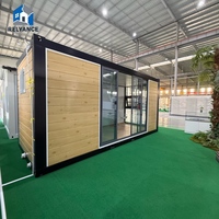 Conteneur RELYANCE 20 pieds, personnalisable, clé en main, à prix abordable, pour villa à 2 étages, usage commercial et serre préfabriquée
