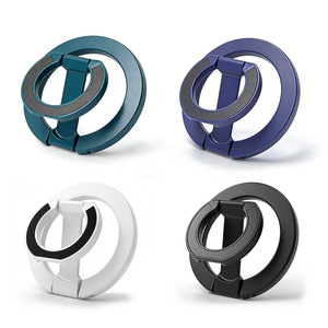 Soporte Magnético de Doble Cara para Teléfono, Rotación de 360 Grados, Soporte Universal de Escritorio, Material de Aleación, Negro, Blanco, Azul - Product Image 1