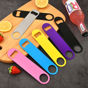 Dài ngắn tốc độ kim loại bia mở nhà bếp nhà hàng khuyến mãi bán buôn thép không gỉ PVC tùy chỉnh thanh lưỡi mở chai - Product Image 6