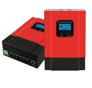 Controlador de carga solar MPPT 60A 12V/24V/48V Sistema de batería voltaje reconocimiento automático
