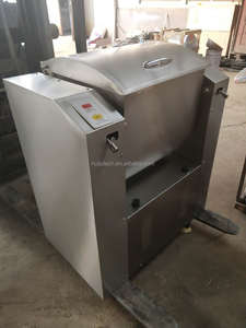 Mélangeur à pâte à <span class=keywords><strong>pain</strong></span> horizontal 400 kg/h, machine à mélanger la <span class=keywords><strong>farine</strong></span> industrielle bon marché HJ-DM50KG - Product Image 4