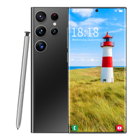 Teléfono Inteligente S23 Ultra 5G CDMA LTE en Oferta, 16GB+1TB, 48MP+108MP, Desbloqueo Facial, OLED FHD, Octa Core, Android 13, Carga Rápida de 65W