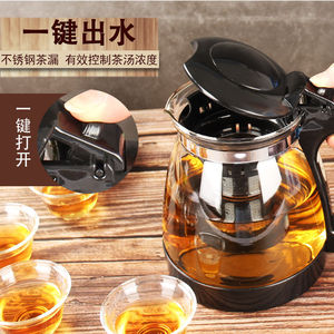 Yi-Ge Glass Teapot With Built-In Filter <b>Large</b> Capacity For Brewing <b>Tea</b> And Cold Drinks - Product Image 4