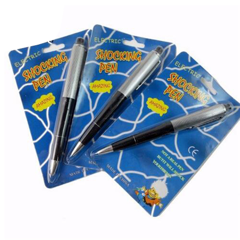 Nanchang keda stationery gifts industrial co ltd Shock Pen April Magic joke toy pens electric shocking pen for prank