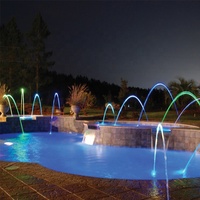Fuente de Agua Laminar con Chorro de Agua Saltarina e Iluminación LED de Alta Calidad Water Faery para Decoración de Jardines y Paisajes Exteriores