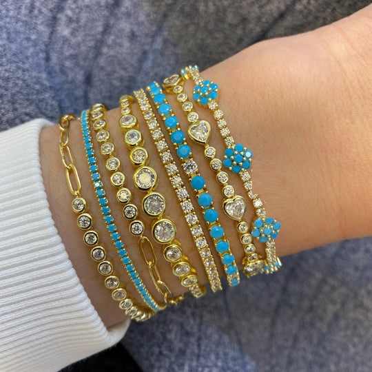 Letter & Marquise Combination Linking Bracelet With Lobster Clasp In 925 Silver Fashion Jewelry For Girls - Foto 7