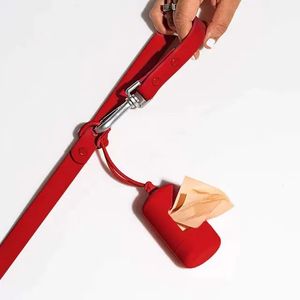 Dispensador de Bolsas para Excrementos de Perro, Portátil, de PVC, Color Macaron, con Logotipo Personalizado, para Viajes al Aire Libre - Product Image 2