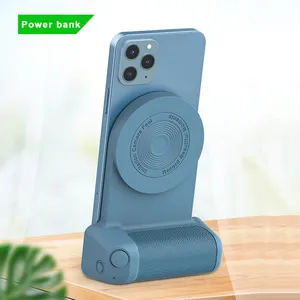 Hot Phone CapGrip Handheld Selfie Booster Remote Control Shutter for iPhone 14 13 12 Vlog Shooting Handle Grip with Power Bank