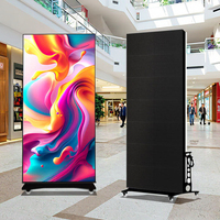Pantalla LED transparente personalizada para publicidad de centros comerciales y aeropuertos Cabina de exposición de activación y decoración de marca