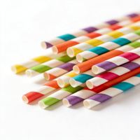 Pailles en papier de qualité alimentaire 100 % compostables pour la protection de l'environnement, pour la production en gros