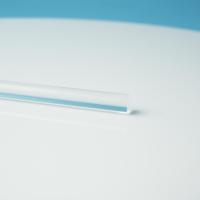 Lentille transparente de tige de guide de lumière en verre optique résistant à la température de Borosilicate élevé de forme personnalisée d'usine pour laboratoire