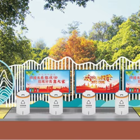 Machine de recyclage des déchets souterrains pour les rues de la ville, poubelles intelligentes, station de tri des déchets, poubelle souterraine