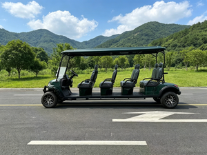 Carrito de Golf Smooth-Sail para 8 Personas con Asientos Cálidos, Agarre Sólido para Césped, Carro de Golf Confiable para Clubes y Residencias en Carreteras No Públicas - Product Image 4