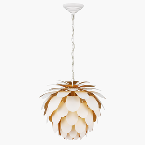 Antique Brass Farmhouse Style Hanging Lamp <strong>Pineapple</strong> Chandelier Danish Pine Cone Pendant <strong>Light</strong> Ceiling <strong>Light</strong> - Product Image 2