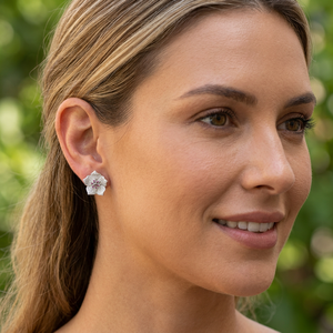 Natural Freshwater Pearl Necklace Set with Rhodolite Garnet <b>Stud</b> <b>Earrings</b> 925 Sterling Silver Fine Jewelry Wholesale Supplier - Product Image 6