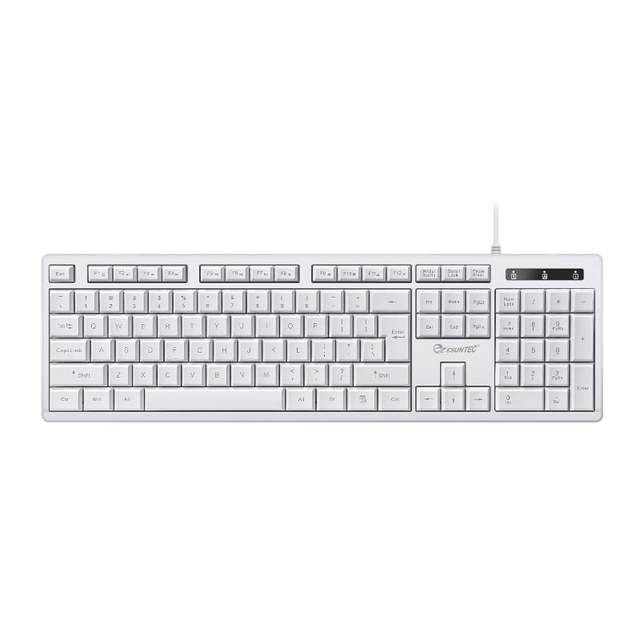 New Hot Selling USB Wired Membrane Office Keyboard K-109U OEM Russian French Hebrew Spanish Korean Layout 104 Keys ABS Material