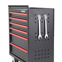Carrito de Herramientas Kinbox para Reparación de Automóviles, Gabinete Completo con Herramientas de Taller