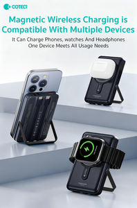 COTECi Cargador Portátil Multifuncional 6 en 1 con Soporte Magnético <span class=keywords><strong>de</strong></span> Doble Línea, Carga Rápida para Teléfono, Banco <span class=keywords><strong>de</strong></span> Energía - Product Image 2
