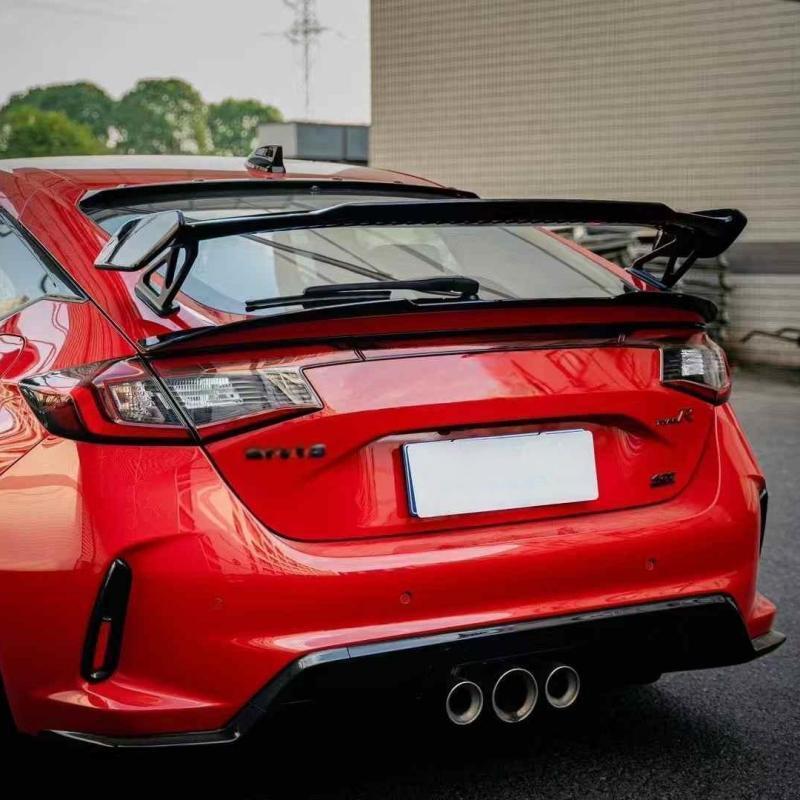 Gloss Black Roof Spoiler - For Honda Civic Sedan 11th 2022-2025