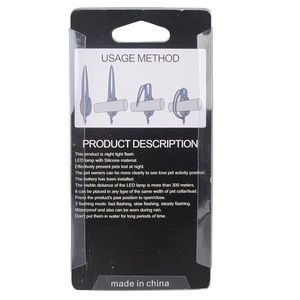 Groothandel Op Maat 3 Modi Oplichten Clip-On Hond Kat <span class=keywords><strong>Led</strong></span> Gloeiend Label Hangende Kraag Licht Voor Buiten 'S Nachts Wandelen - Product Image 2