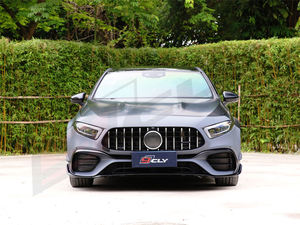 A45 กว้าง Body Kit สําหรับ Benz W177 A180 <span class=keywords><strong>A250</strong></span> A35 Facelift กว้าง <span class=keywords><strong>AMG</strong></span> A45 ด้านหน้ากันชนตะแกรง Fender ท่อไอเสีย 2019-2024 - Product Image 2