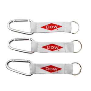 Custom Carabiner Lanyard Polyester Wrist Strap with <b>Hook</b> Short Keychain Lanyard for Carabiner Sublimation Custom Logo - Product Image 6