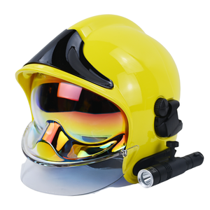 Casco de Bombero MSA F1 <span class=keywords><strong>GALLET</strong></span> PA de Nylon-66 con Visera Completa, 8 Puntos de Suspensión, EN443, Resistencia al Calor para Bomberos - Product Image 3