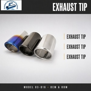 Tubo de Escape para VW, Punta de Escape de Acero Inoxidable para VW Tiguan, PASSAT, Golf, POLO, <span class=keywords><strong>BORA</strong></span>, Tamaño de Entrada: 57~61 mm - Product Image 2