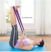 Tali Matras Yoga Katun Murni dengan Tali Pengikat Elastis untuk Penyimpanan dan Pengikat Bahu untuk Wanita