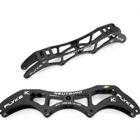 Chaussures de patinage à roulettes Ruidongle Inline Speed Skate Frame CNC en alliage d'aluminium avec roulements Abec-7 pour slalom extérieur et roues lumineuses